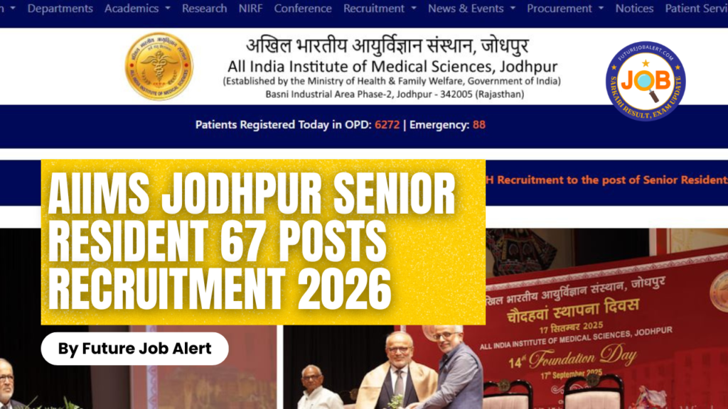 AIIMS Jodhpur Senior Resident