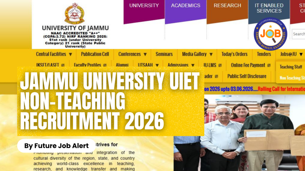 Jammu University UIET Non-Teaching