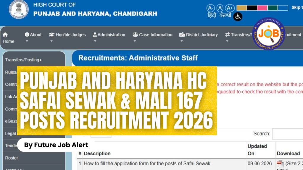 Punjab and Haryana High Court Safai Sewak & Mali