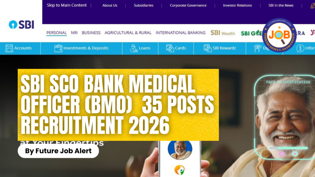SBI Bank Medical Officer (BMO)