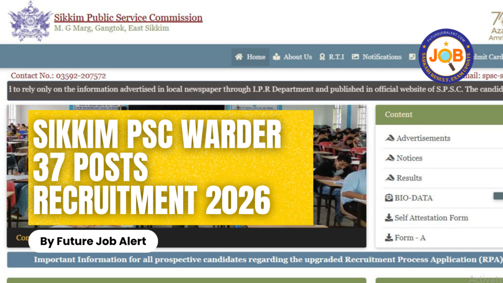 Sikkim PSC Warder