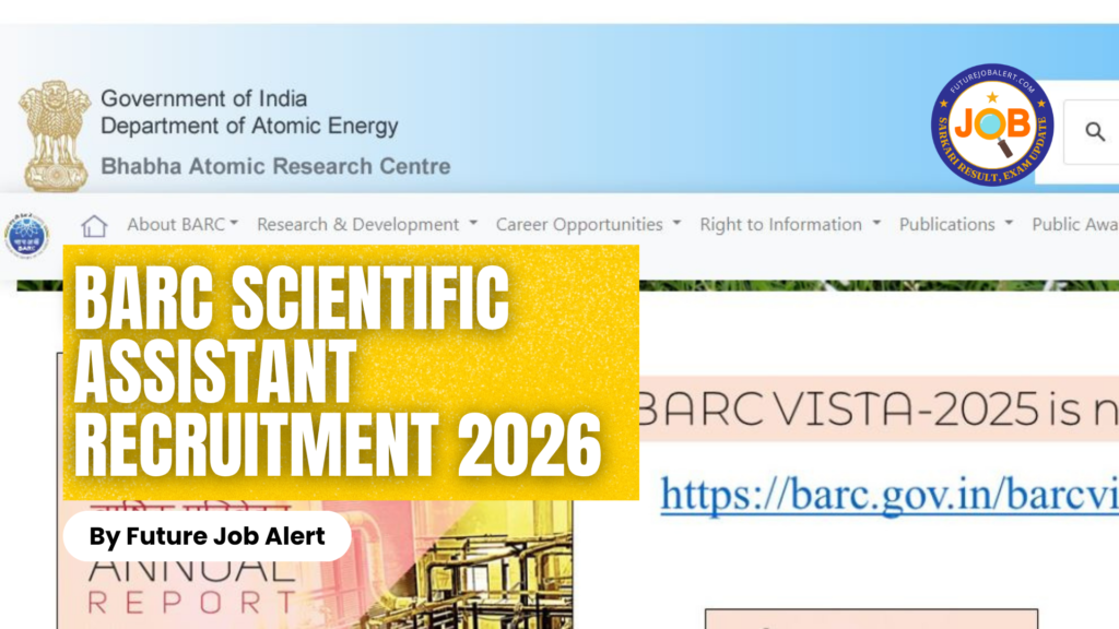 BARC Scientific Assistant 2026