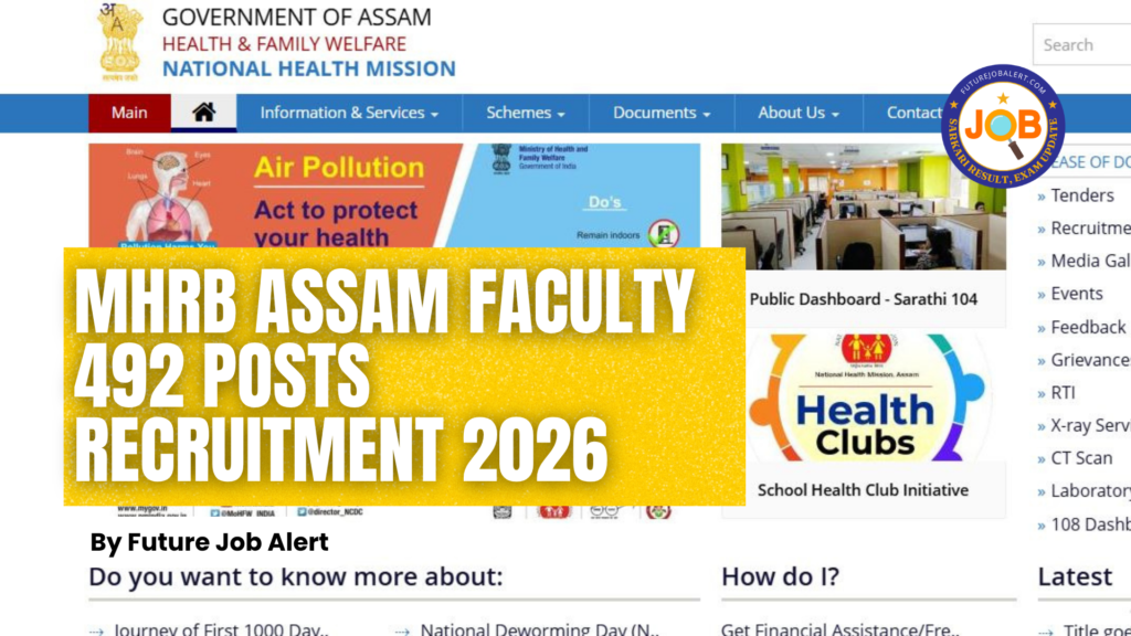 MHRB Assam Faculty 2026