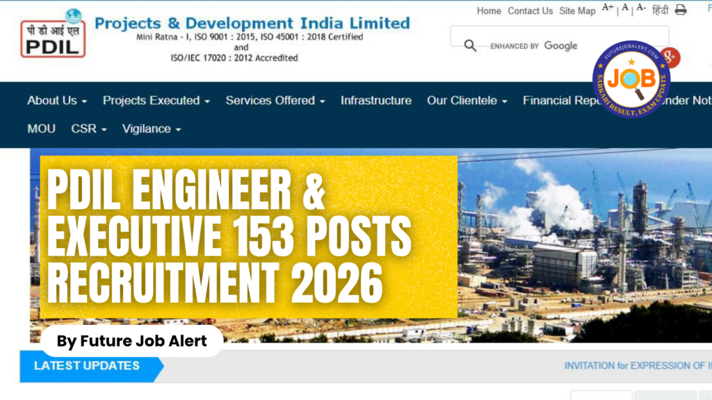 PDIL Engineer & Executive 2026