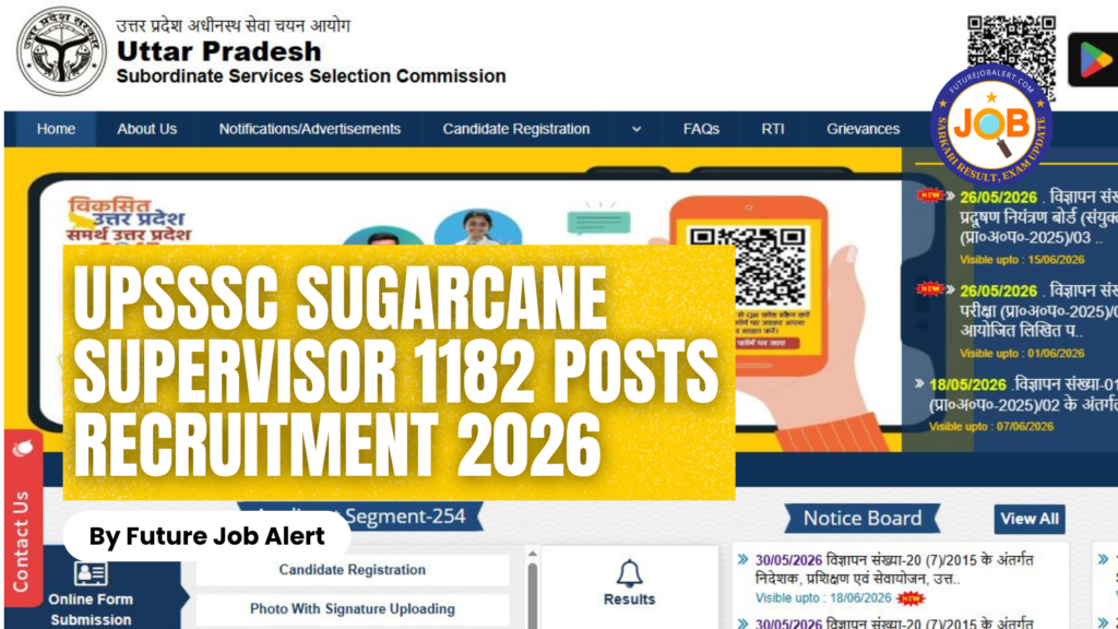 UPSSSC Sugarcane Supervisor