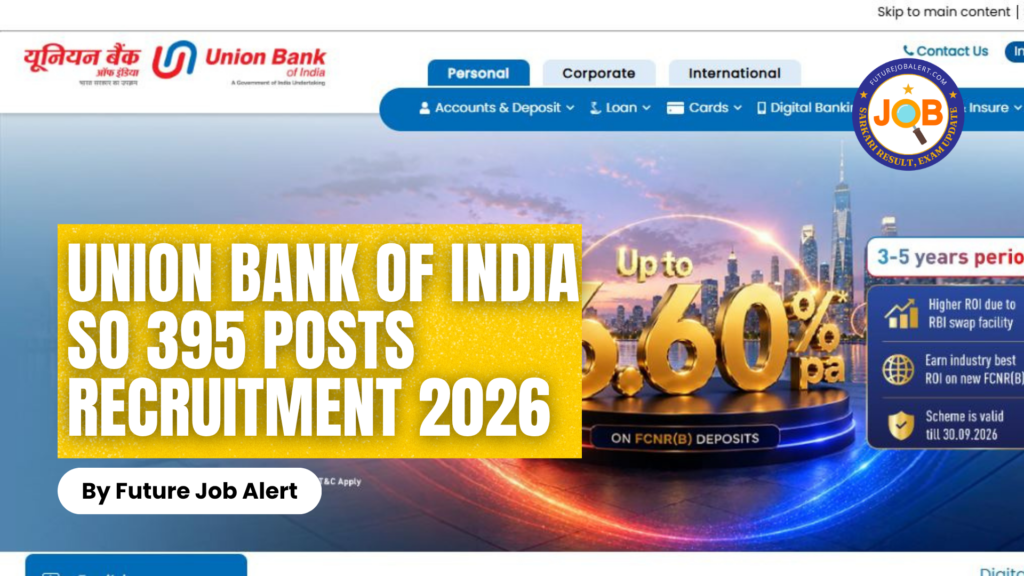 Union Bank of India SO 2026