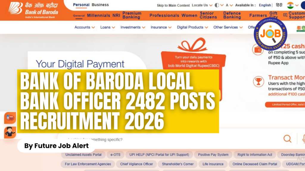 Bank of Baroda Local Bank Officer 2026