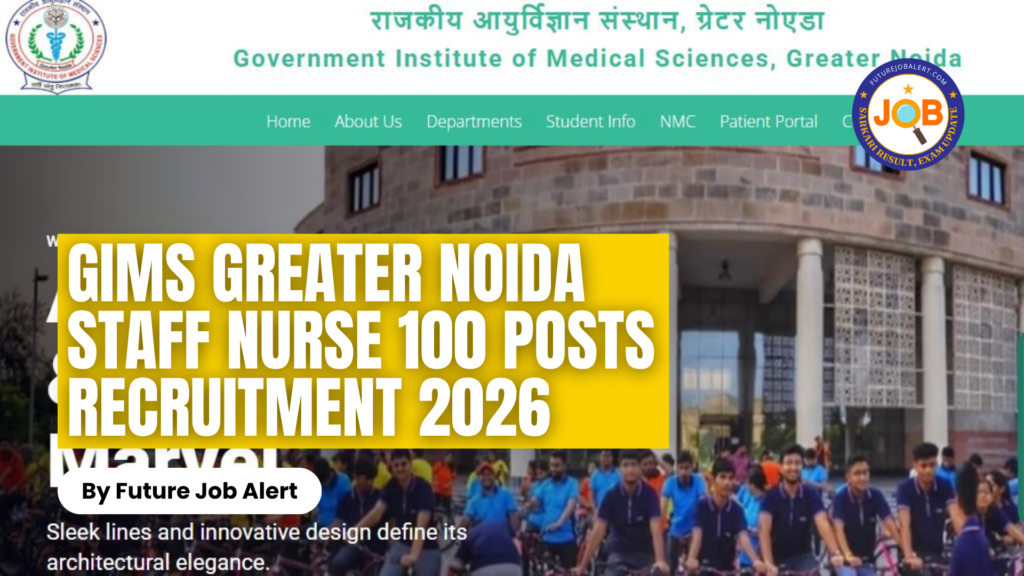GIMS Greater Noida Staff Nurse