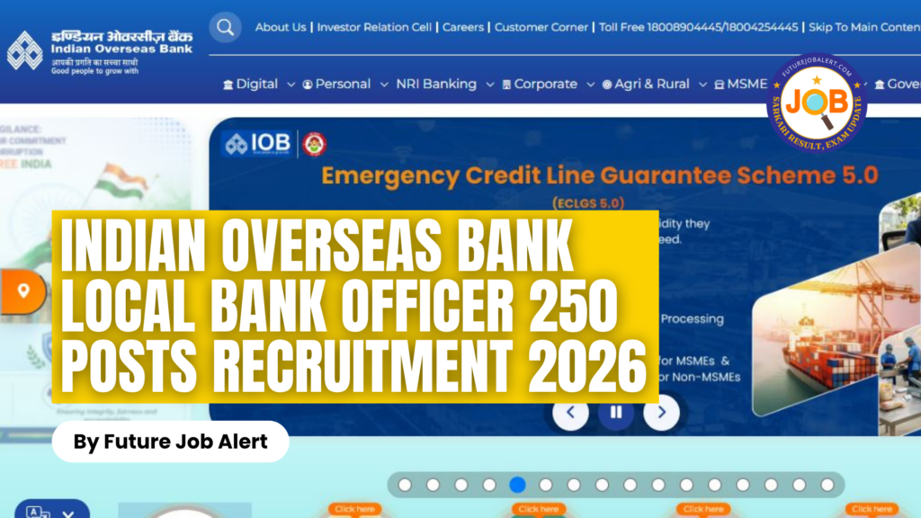 Indian Overseas Bank Local Bank Officer 2026
