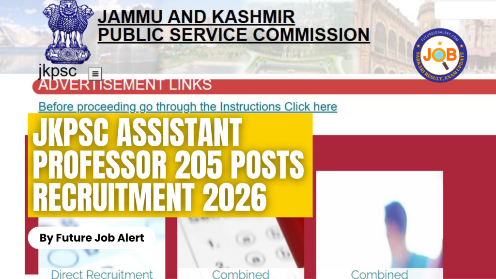 JKPSC Assistant Professor 2026