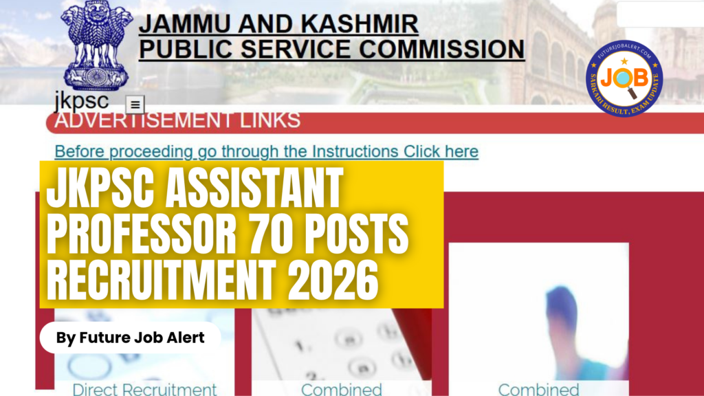 JKPSC Assistant Professor
