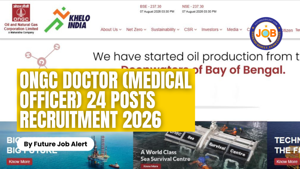 ONGC Doctor 2026