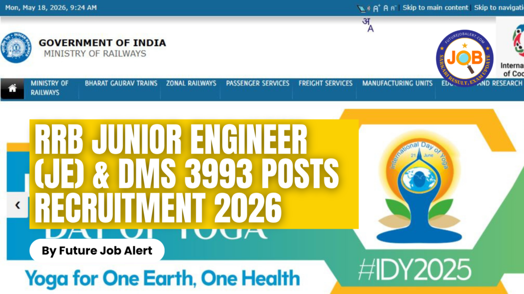 RRB Junior Engineer (JE) & DMS